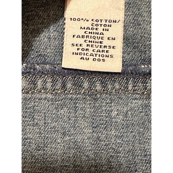 Telluride Clothing Co Denim Jacket Womens Small Blue Jean Distressed 100% Cotton - Picture 5 of 14